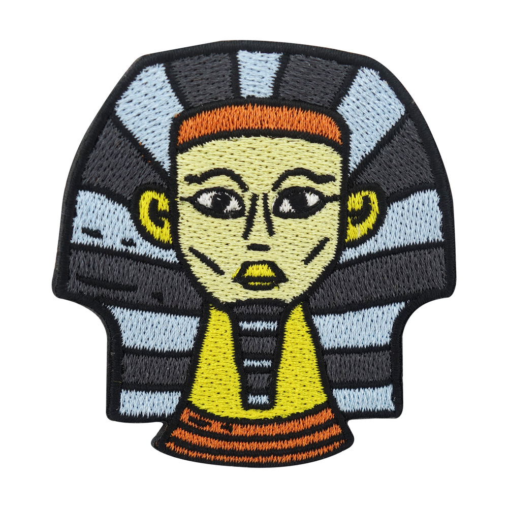 Gelber Pharao Kopf Patch 