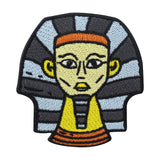 Gelber Pharao Kopf Patch 