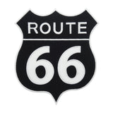 Schwarzer Route 66 Patch