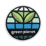 Schwarz-grüner Green Planet Patch