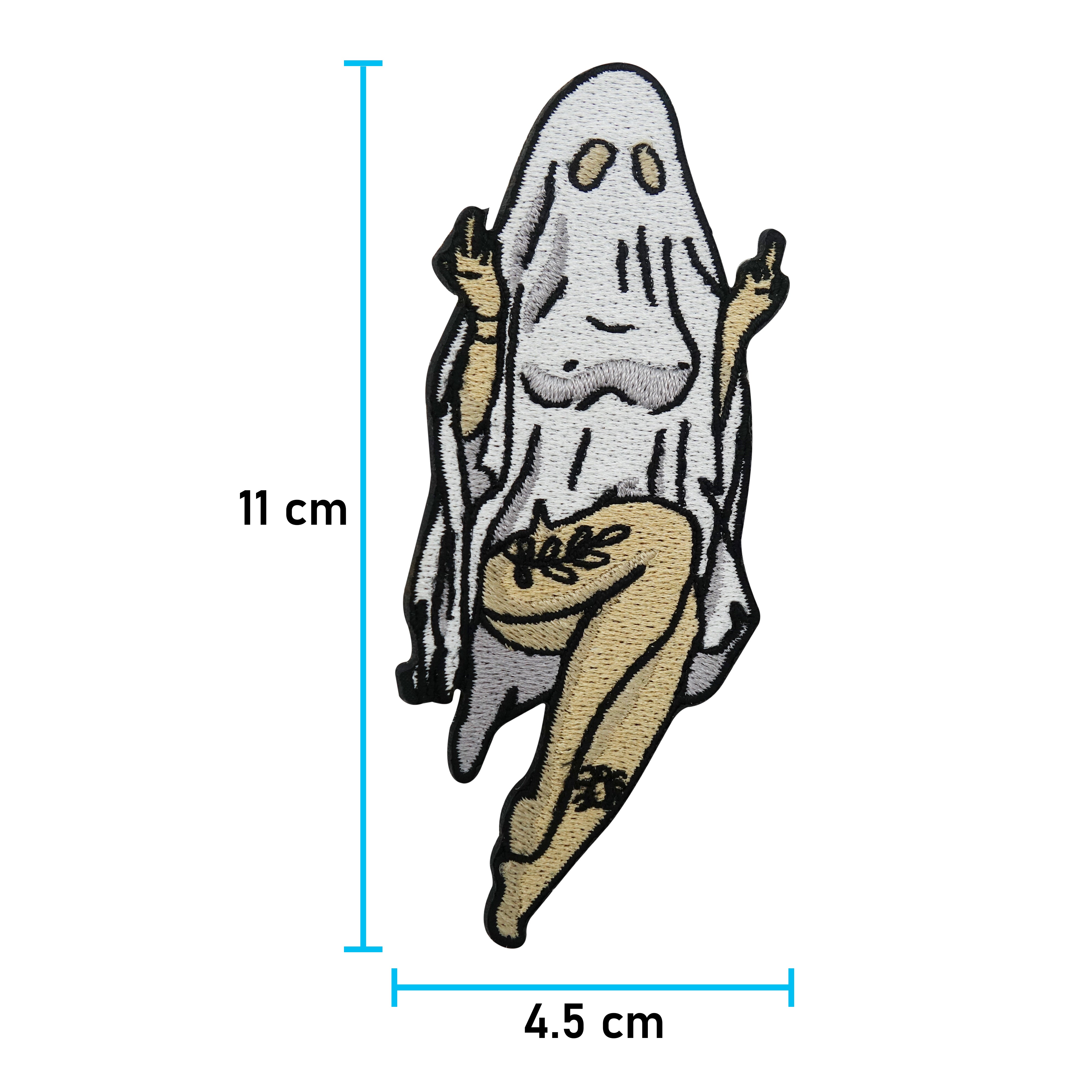 Sexy Geist Patch mit der Maße: 11 x 4,5 cm