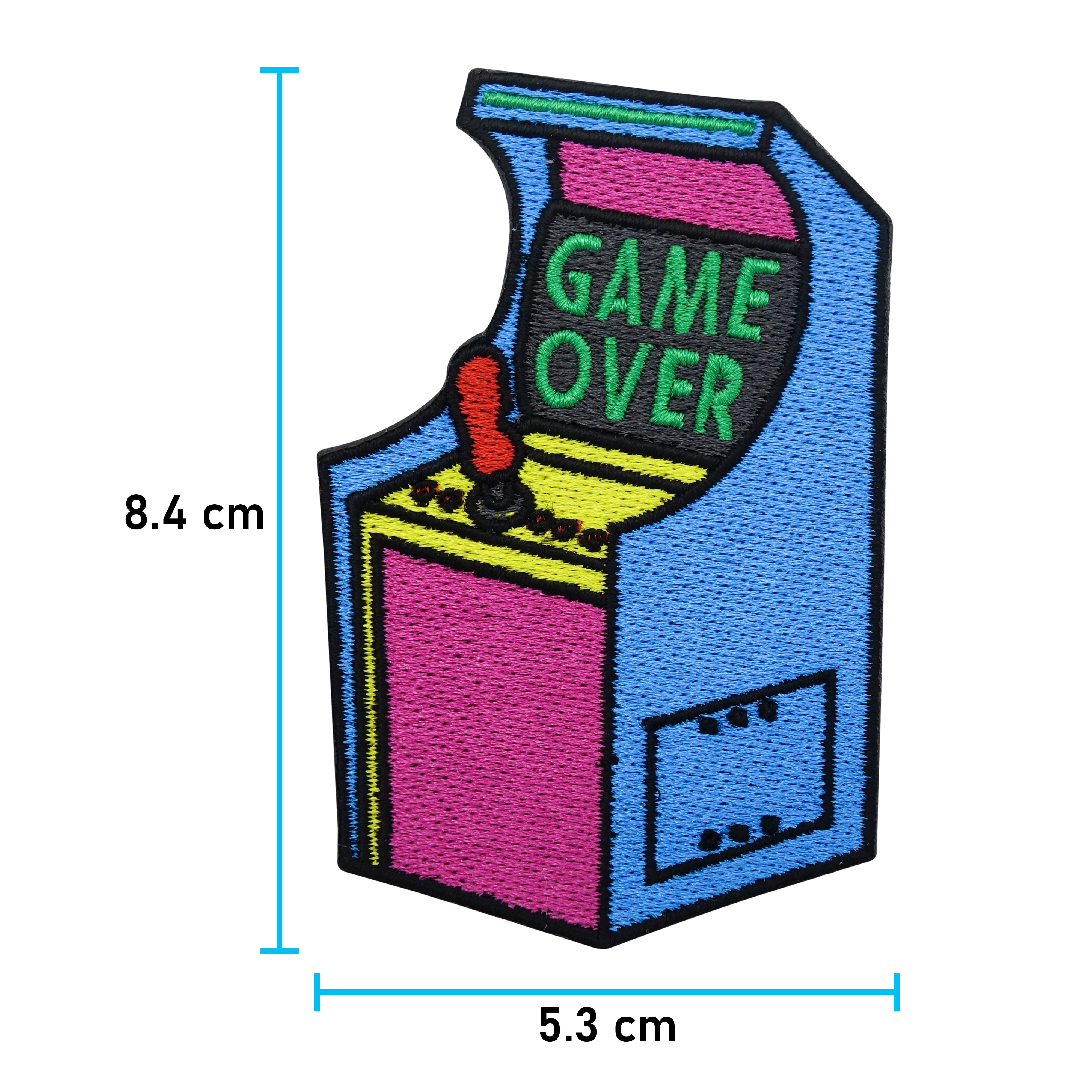 Spielautomat Patch mit der Maße: 8,4 x 5,3 cm