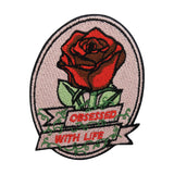 Rote Rose Obsessed with Life Patch