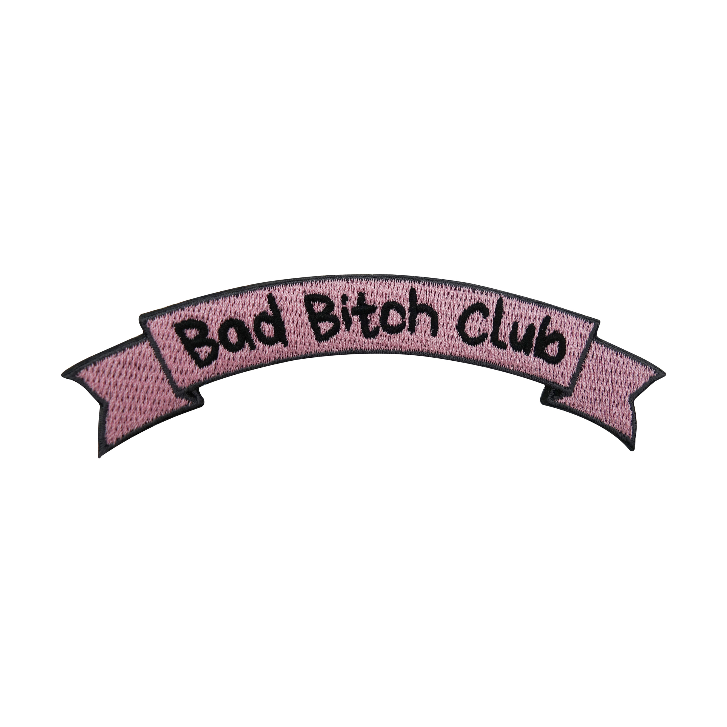 Bad Bitch Club Patch | Bad Girl Banner Iron-On Patch | DIY Saying Patch