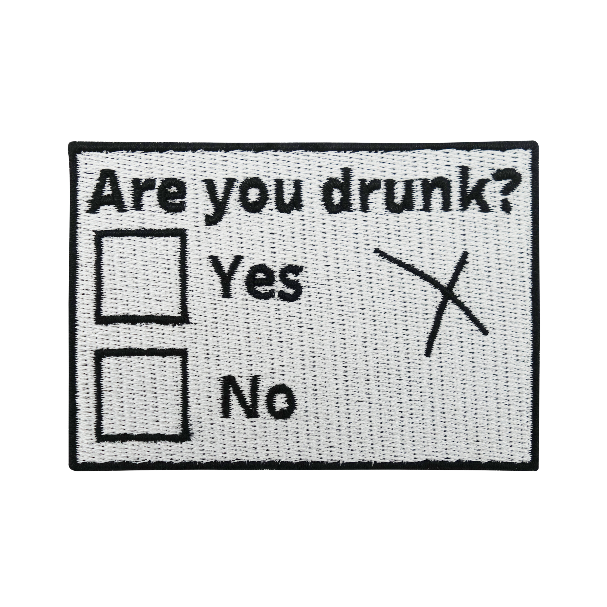 Are you Drunk? Patch | Alkohol, Saufen Aufnäher | Bier, Betrunken DIY