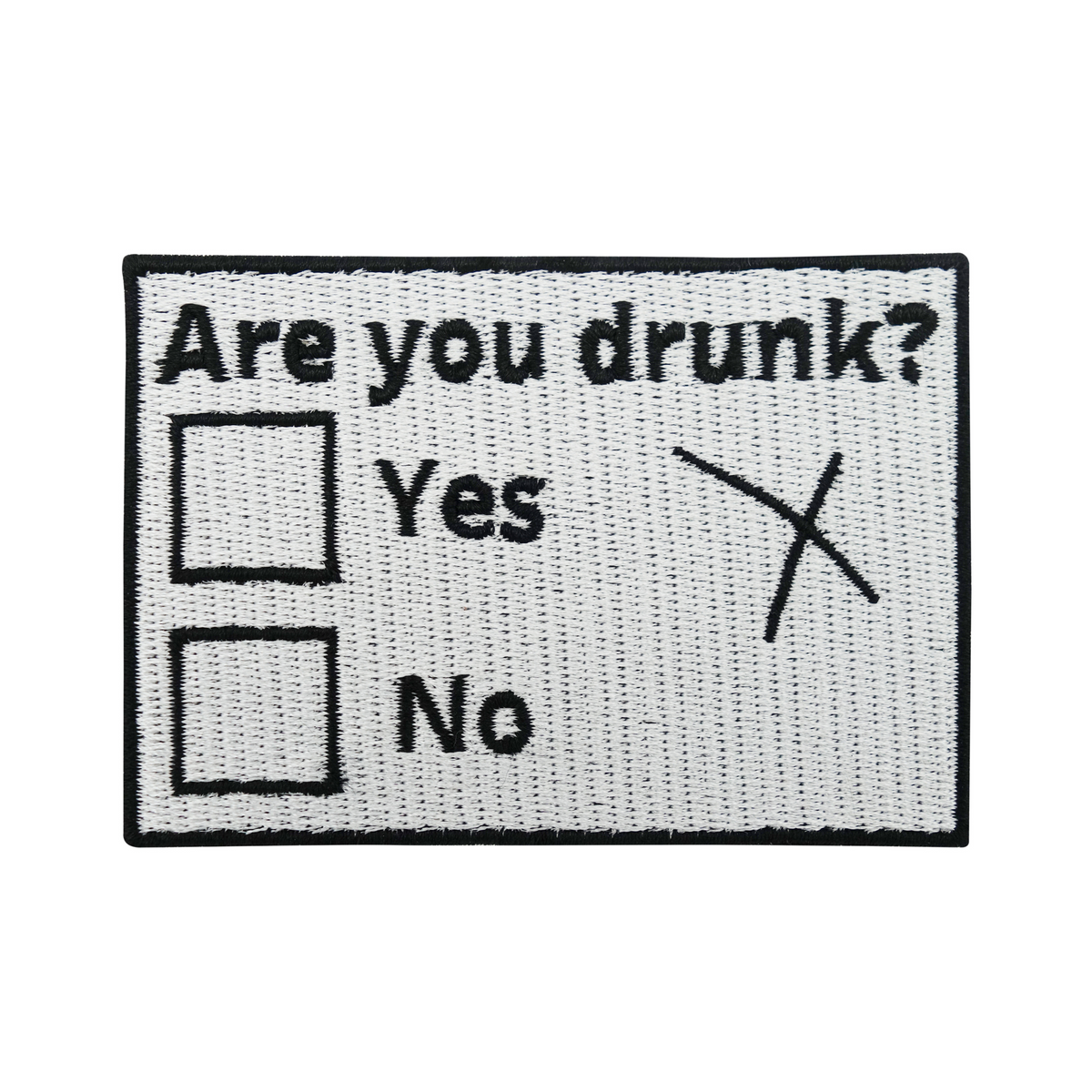 Are you Drunk? Patch | Alkohol, Saufen Aufnäher | Bier, Betrunken DIY