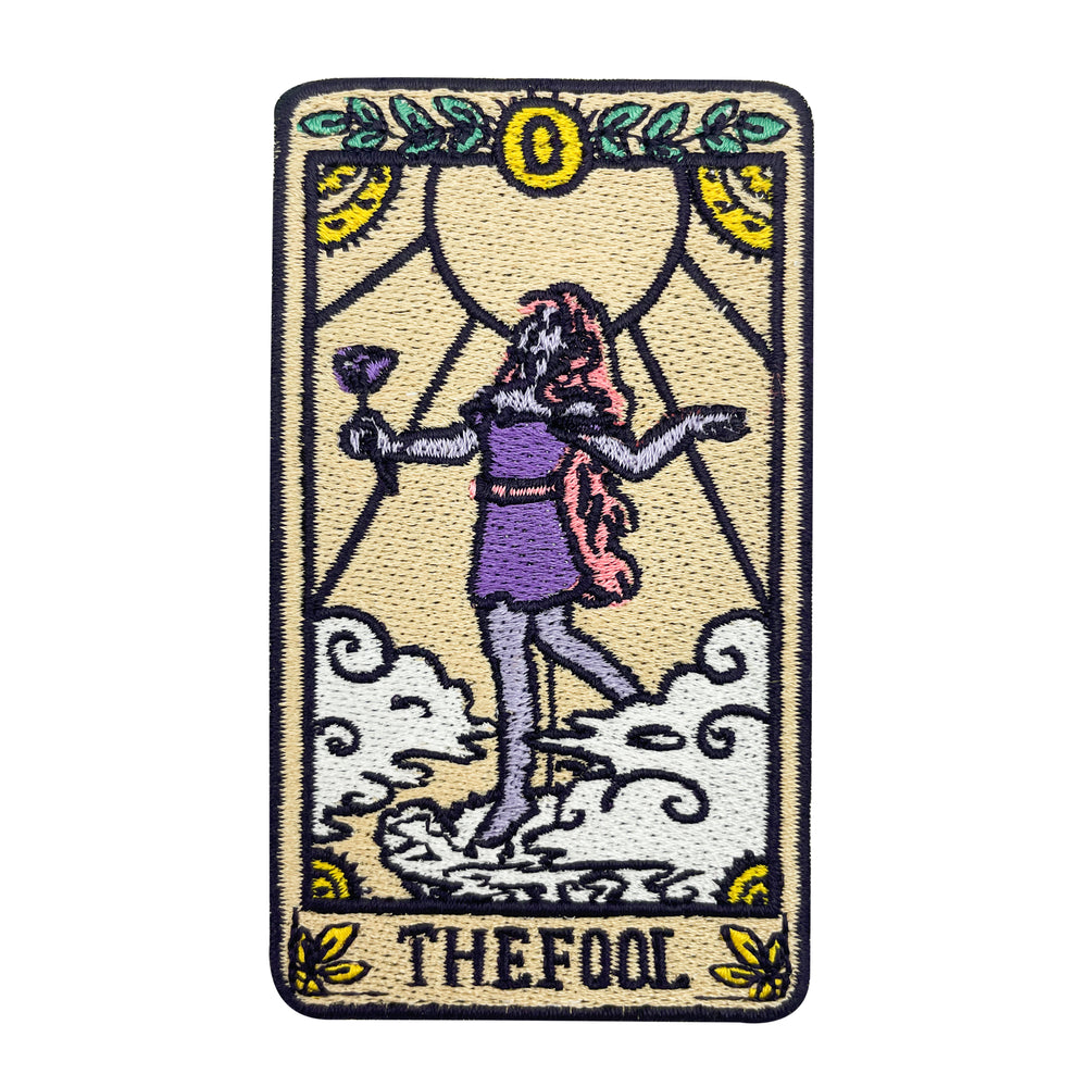 Beiger The Fool Tarotkarte Patch