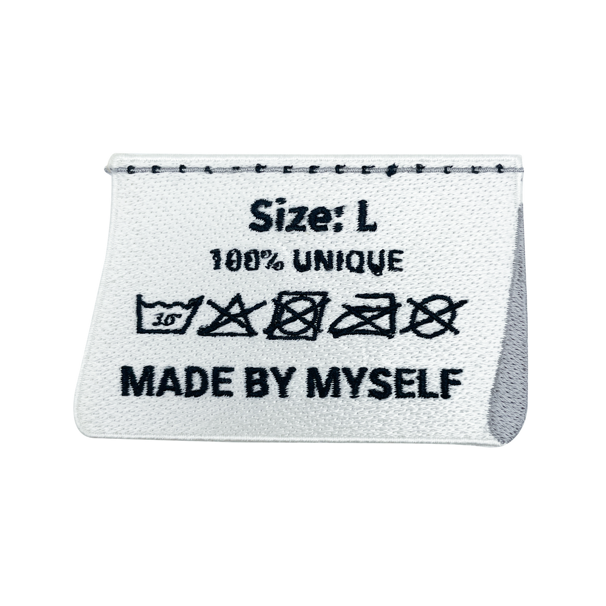Made by Myself label patch | Handmade patches | DIY label patches