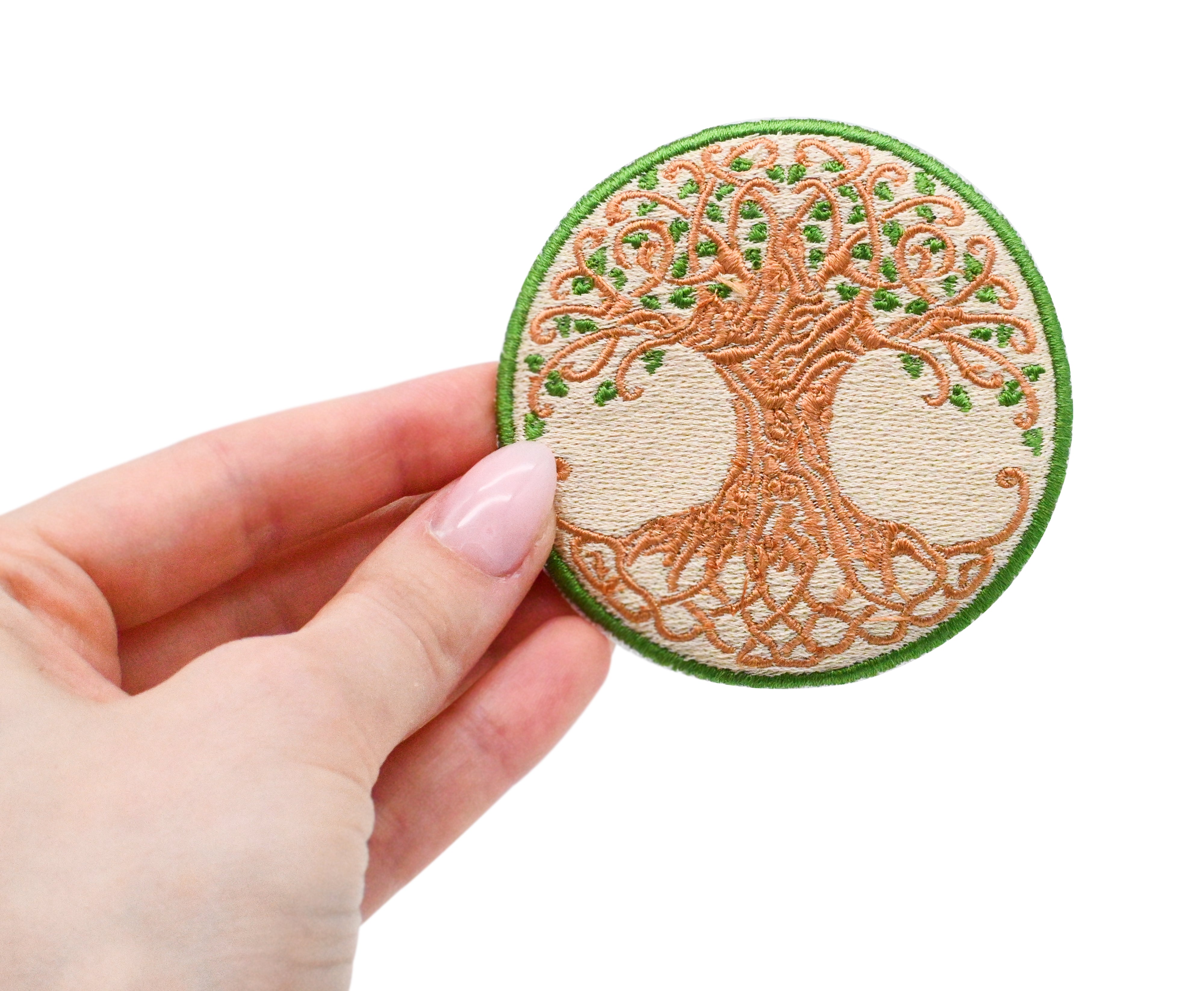 Baum des Lebens Klett Patch| Braune Klett Patches, Natur Aufnäher, Pflanzen Klettpatches, Outdoor Badge, Wald Klettpatch, Finally Home