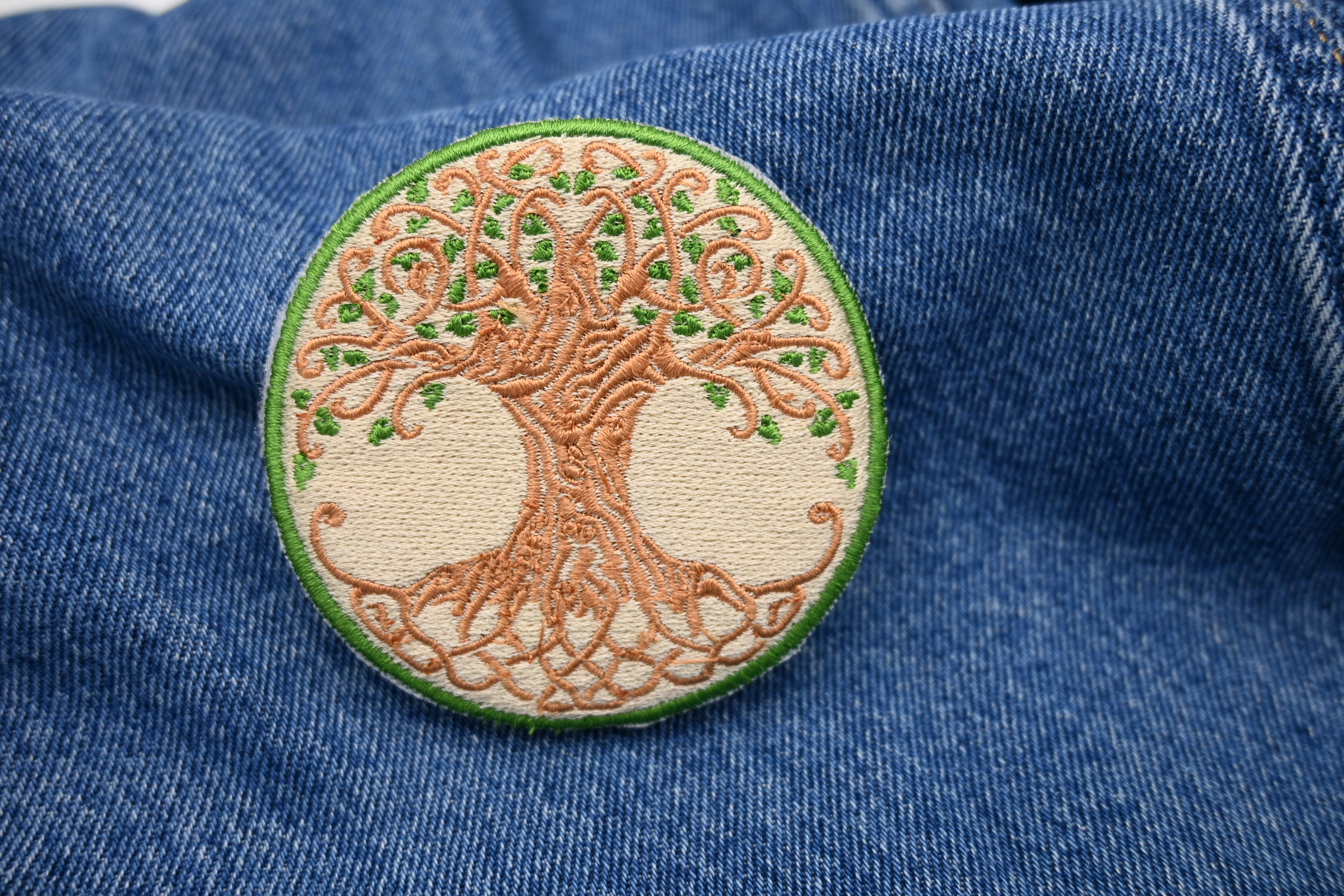 Baum des Lebens Klett Patch| Braune Klett Patches, Natur Aufnäher, Pflanzen Klettpatches, Outdoor Badge, Wald Klettpatch, Finally Home
