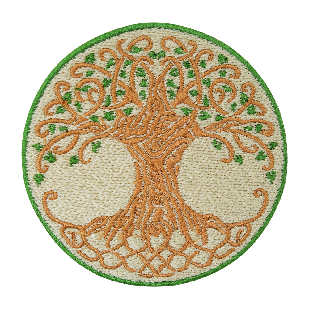 Brauner Baum des Lebens Patch
