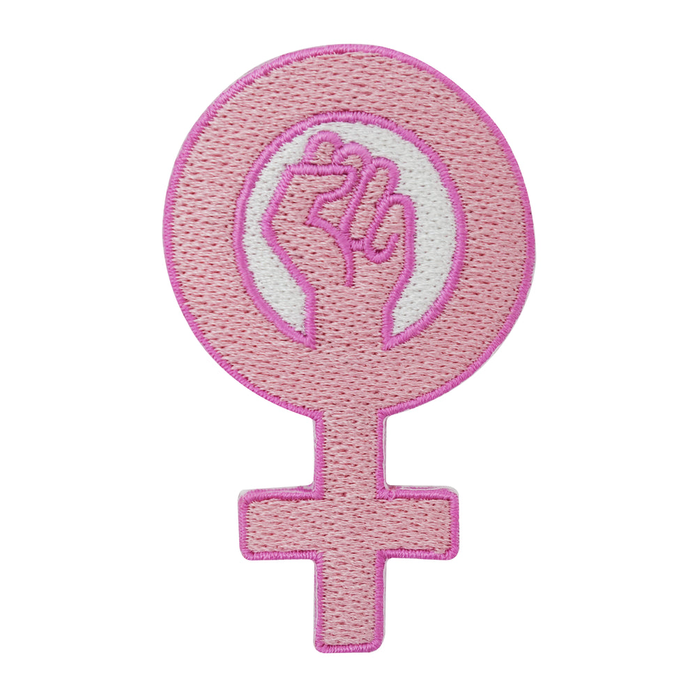 Pinker Frauen Symbol Patch