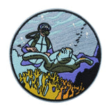 Blauer Schildkröten Taucher Patch