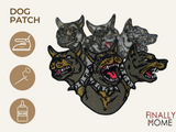 Hellhound Patch | Hell Wolf Patch | Three-Headed Dog Patch DIY