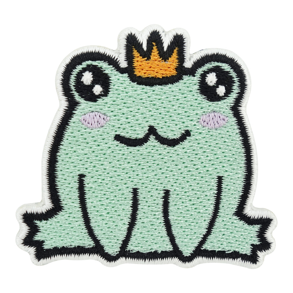 Grüner Frosch Prinz Patch