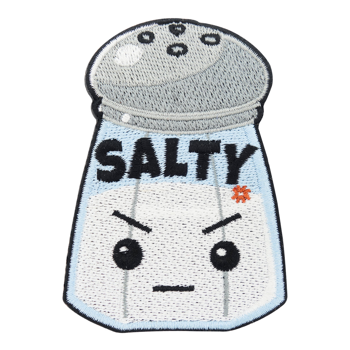 Weißer Salty Salzstreuer Kawaii Patch