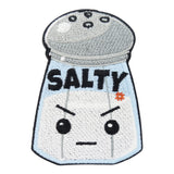 Weißer Salty Salzstreuer Kawaii Patch