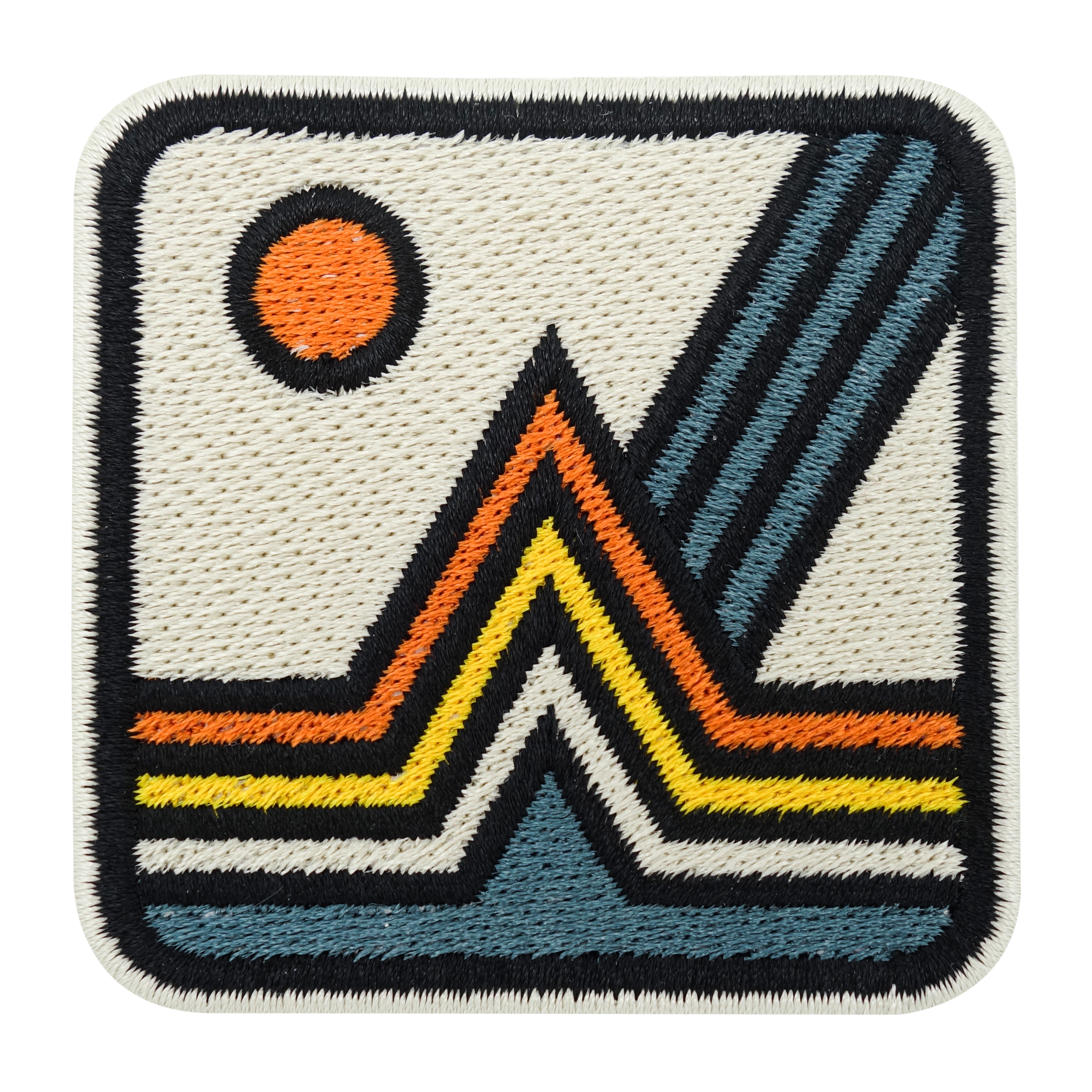 Beiger abstrakter Berg Patch