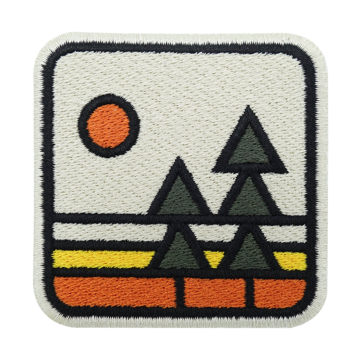 Retro Natur Klett Patch | Outdoor Klett Patches, Wandern Aufnäher, Rucksack Berg Klettpatches, Wanderer Badge, Berge Klettpatch, Finally Home