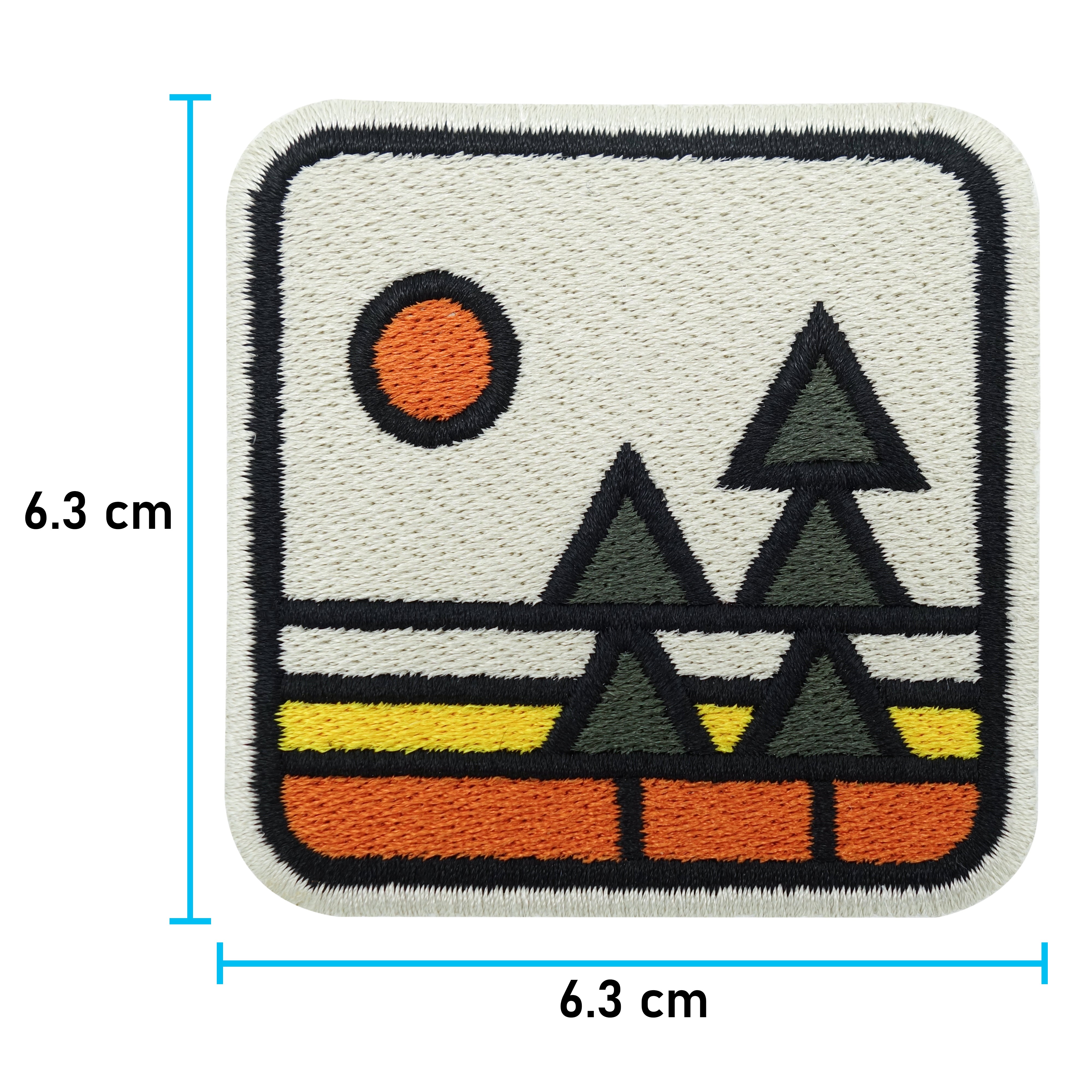 Retro Natur Klett Patch | Outdoor Klett Patches, Wandern Aufnäher, Rucksack Berg Klettpatches, Wanderer Badge, Berge Klettpatch, Finally Home
