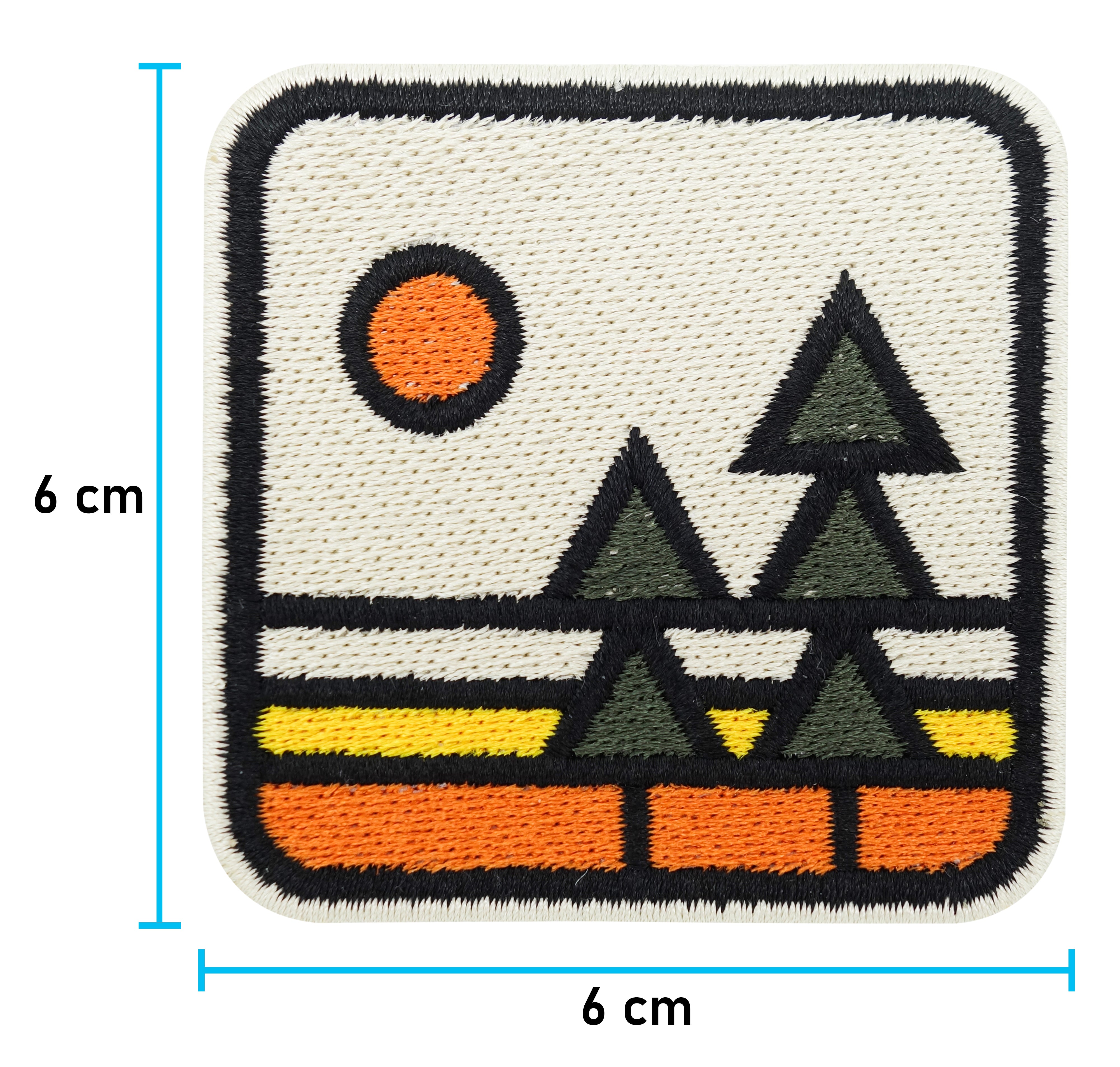Natur Patch mit der Maße: 6 x 6 cm