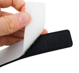 Die Rückseite des Polar Bär Klettpatches mit extra Klettfläche