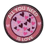 Rosa All you need is Love Patch