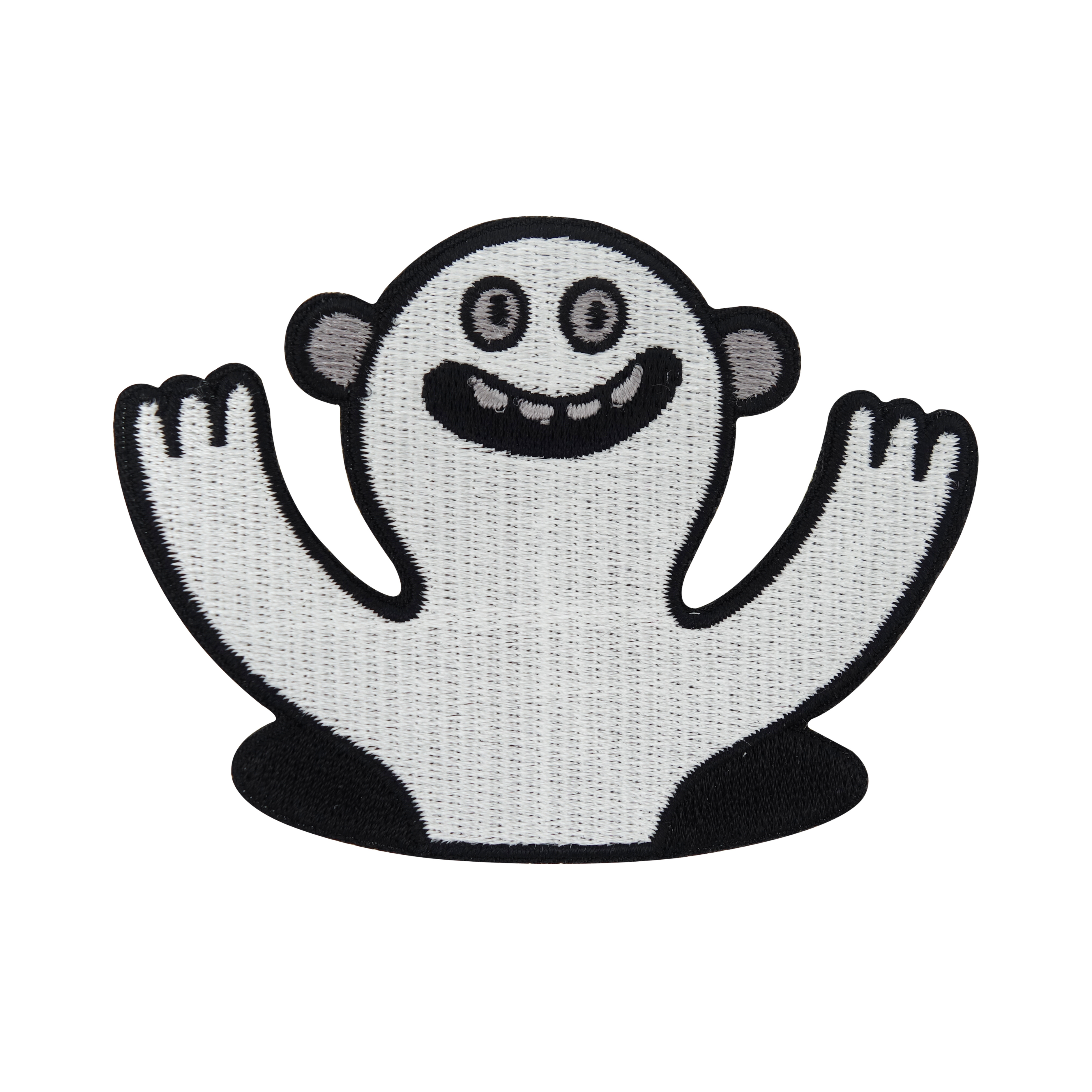 Lustiges Monster Patch | Geist, Gespenst Aufnäher | Kinder Bügelpatch