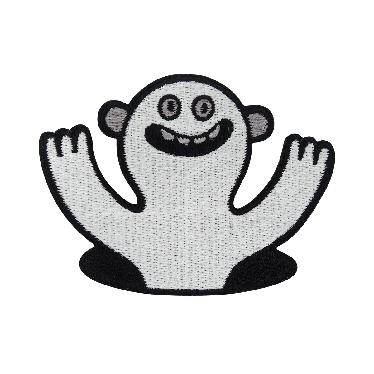 Lustiges Monster Patch | Geist, Gespenst Aufnäher | Kinder Bügelpatch