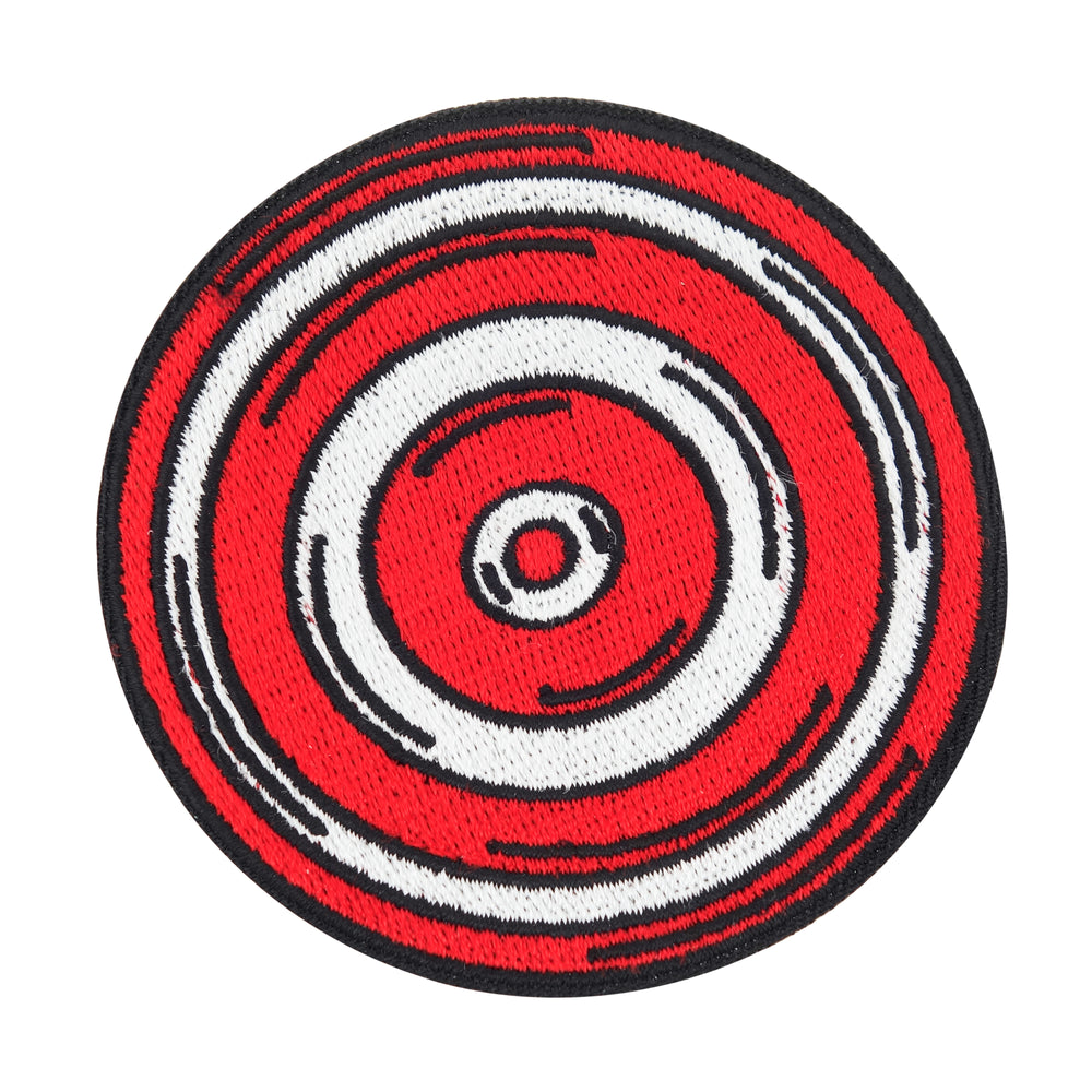 Rote Zielscheibe Patch