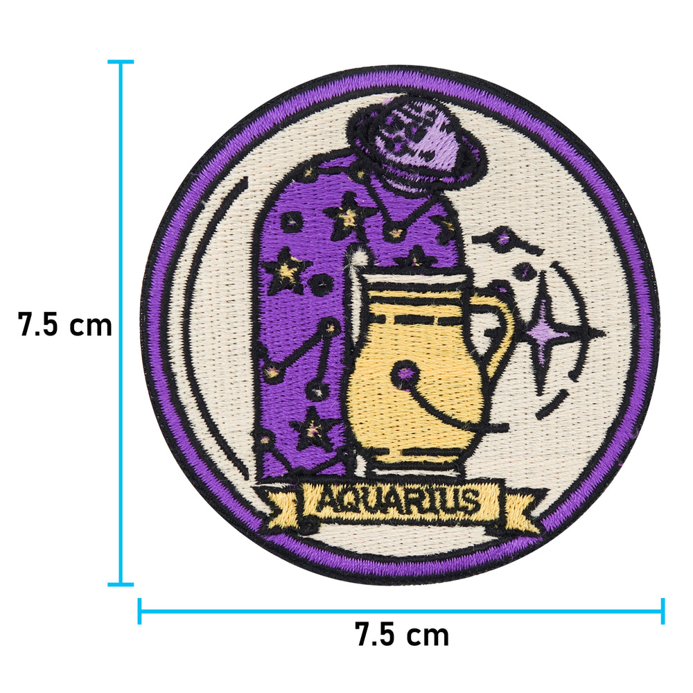 Wassermann Patch mit der Maße: 7,5 x 7,5 cm