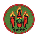 Grüner Spicy Chilli Tabasco Patch