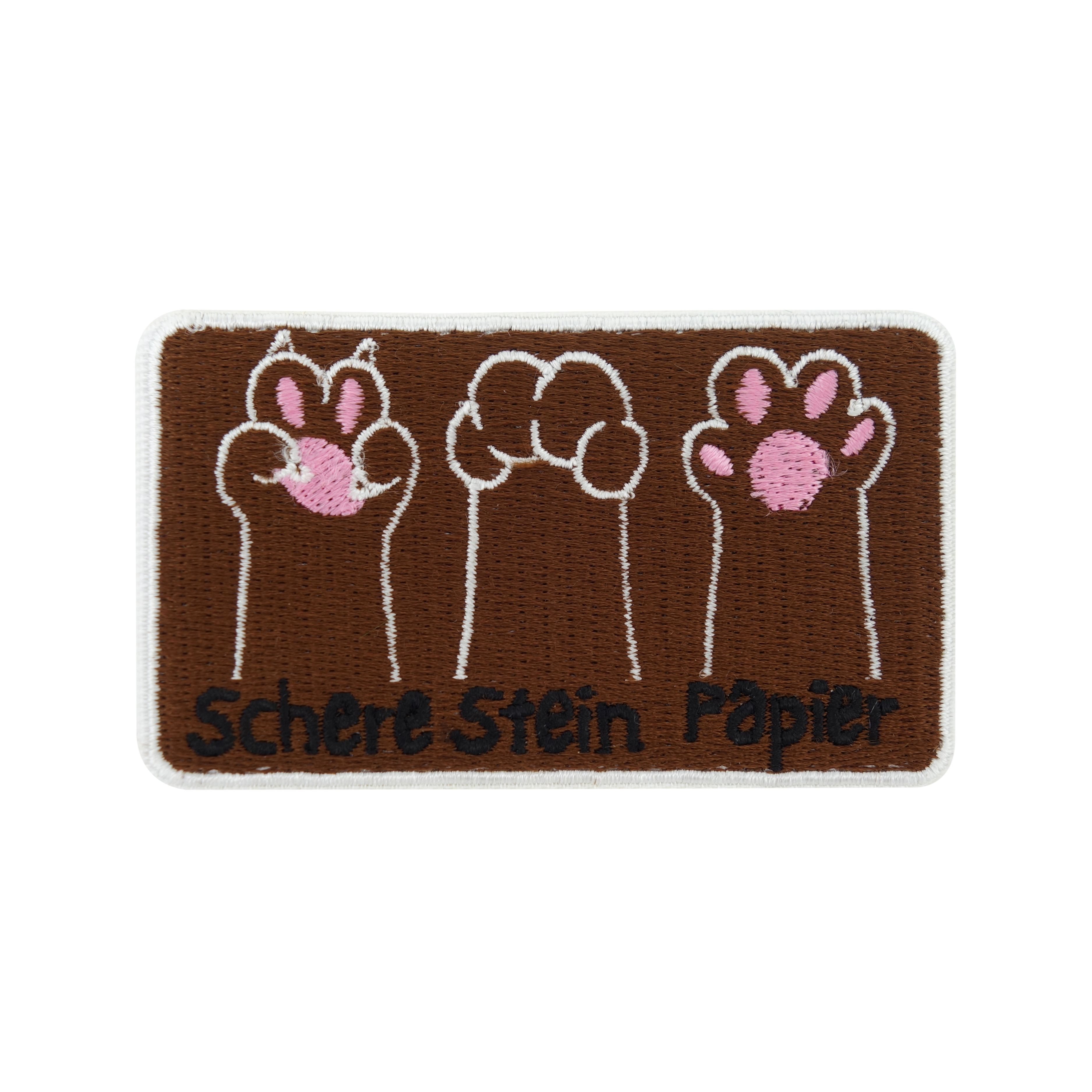 Schere, Stein, Papier Katzen Patch | Pfoten, Paw Flicken | Kater DIY