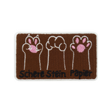 Schere, Stein, Papier Katzen Patch | Pfoten, Paw Flicken | Kater DIY