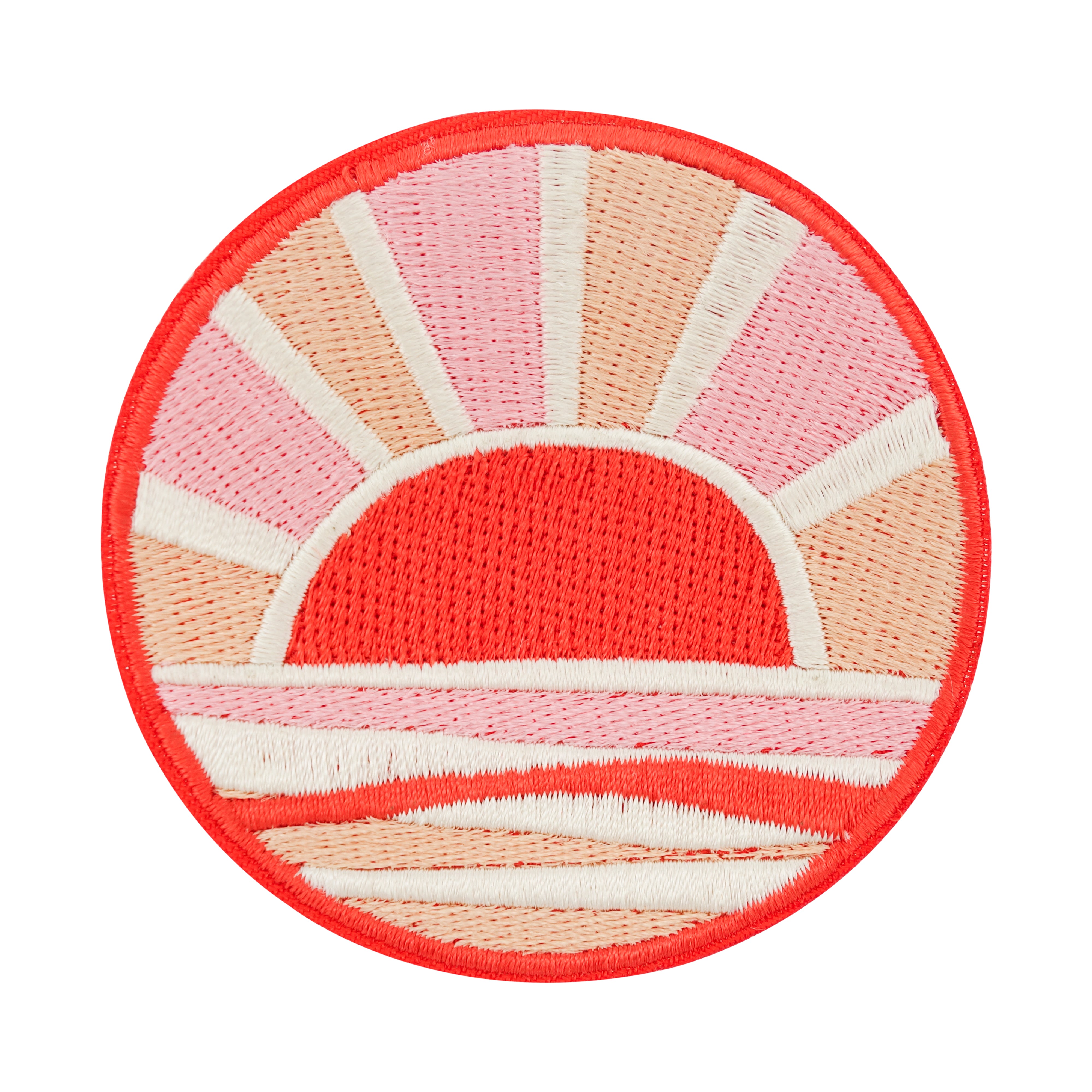 Rosa Sonnenuntergang Patch
