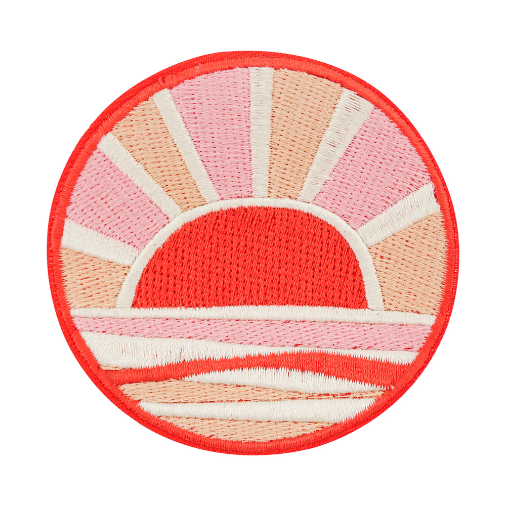 Rosa Sonnenuntergang Patch