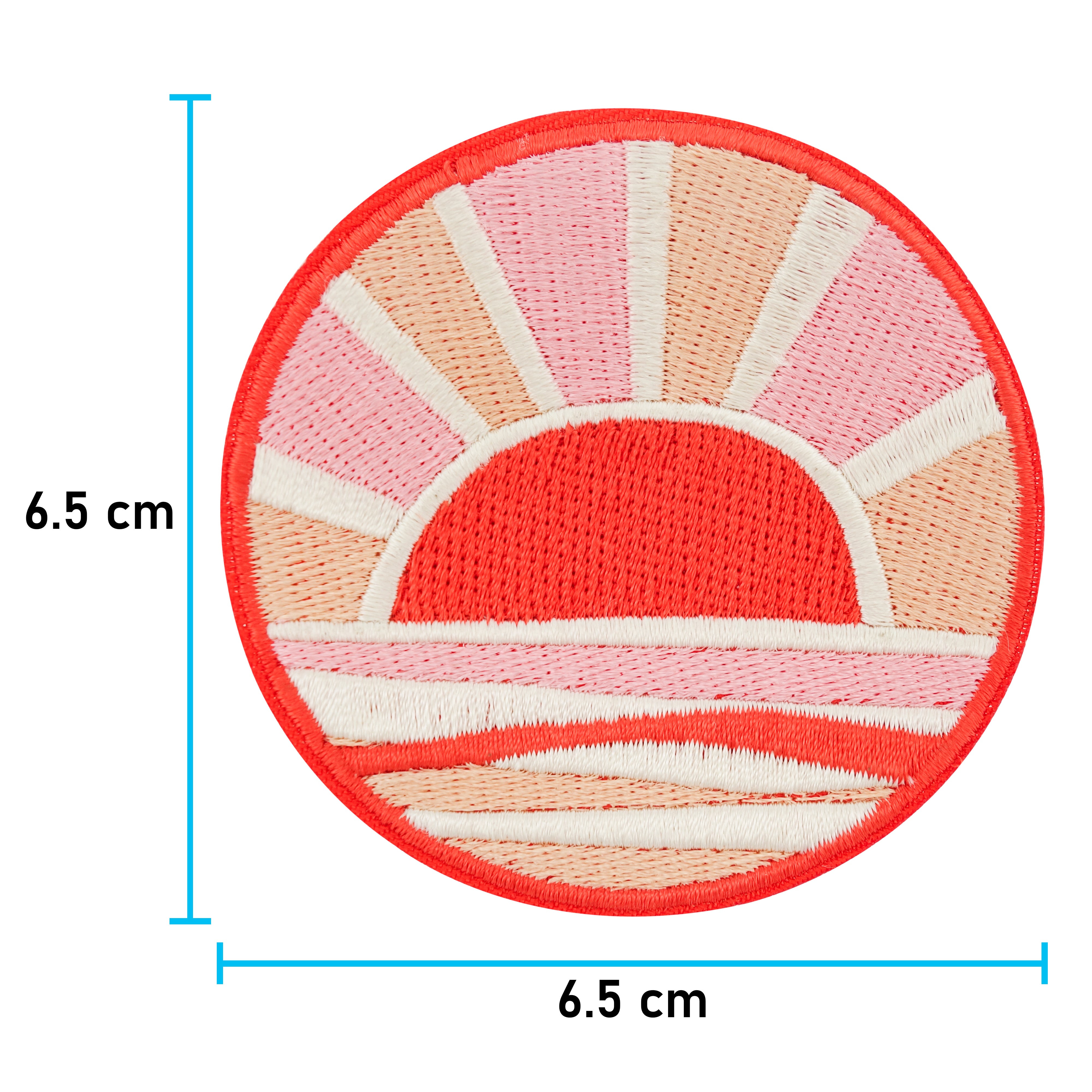 Sonnenuntergang Patch mit der Maße: 6,5 x 6,5 m