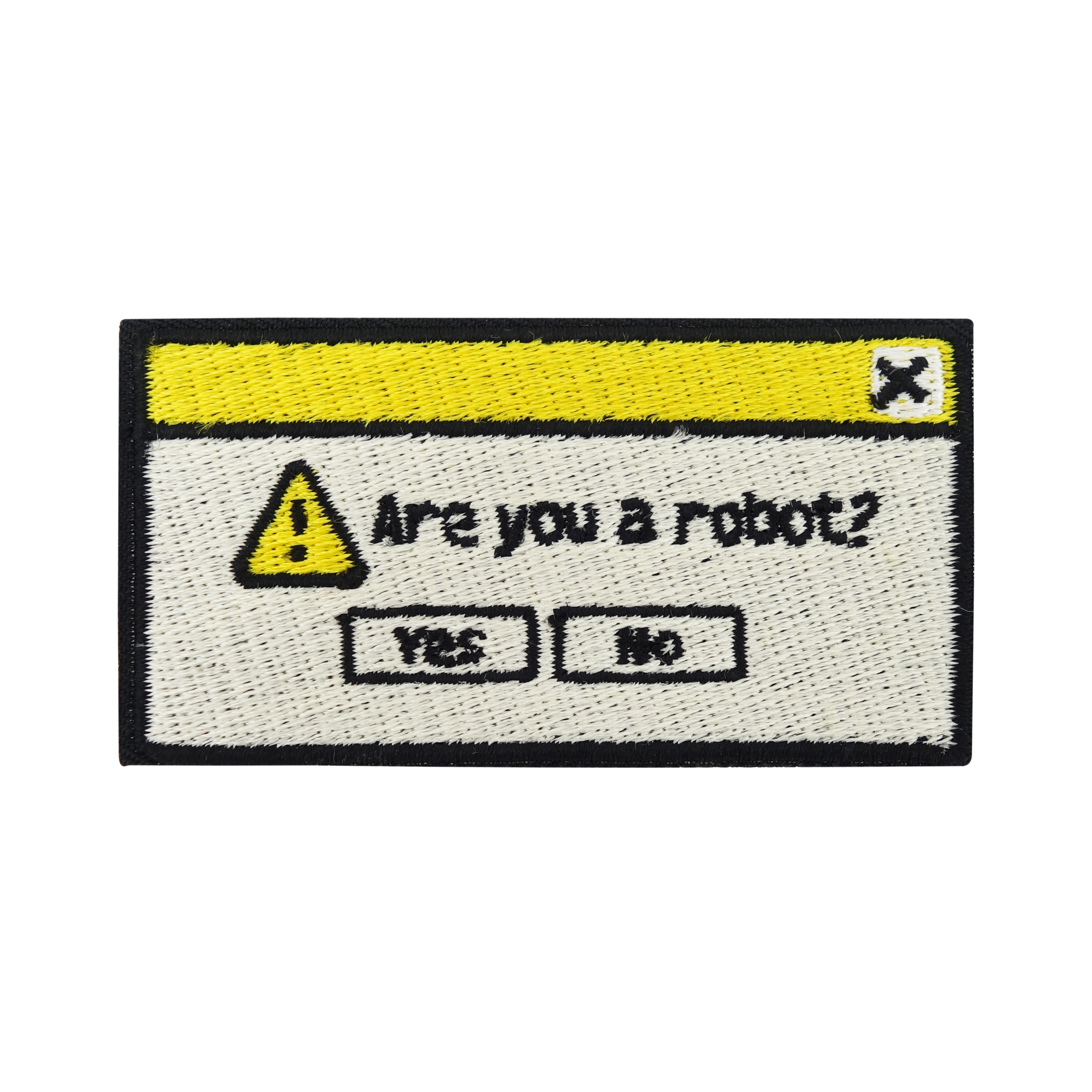 Are you a robot? Patch | Lustiger PC Aufnäher | Nerd, Gamer Bügelpatch