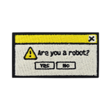 Are you a robot? Patch | Lustiger PC Aufnäher | Nerd, Gamer Bügelpatch