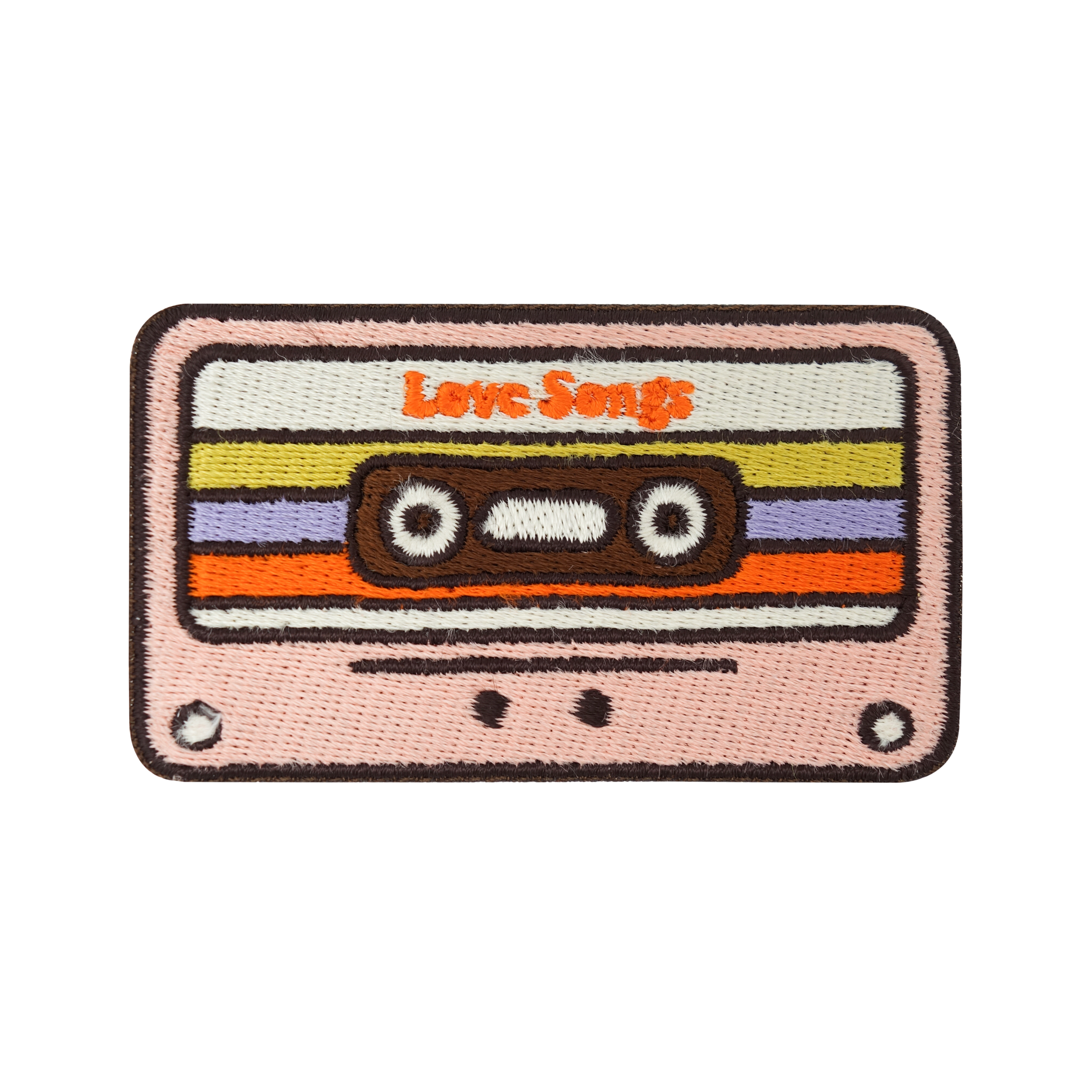 Love Songs Kassette Patch | Old School DIY Vintage Rock Musik Aufnäher