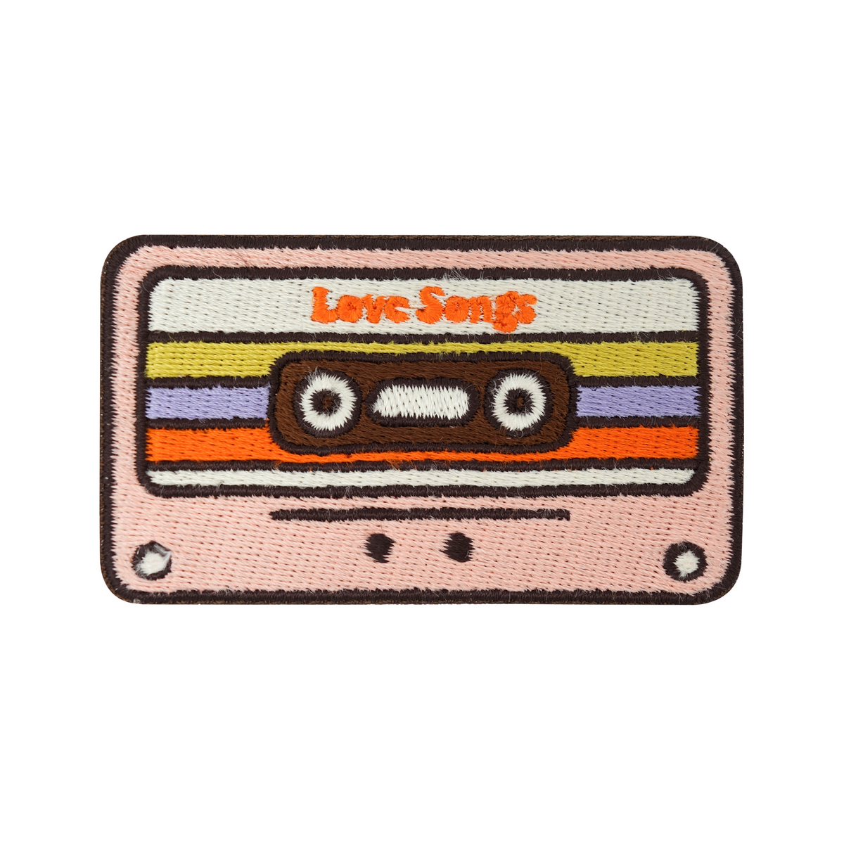 Love Songs Kassette Patch | Old School DIY Vintage Rock Musik Aufnäher