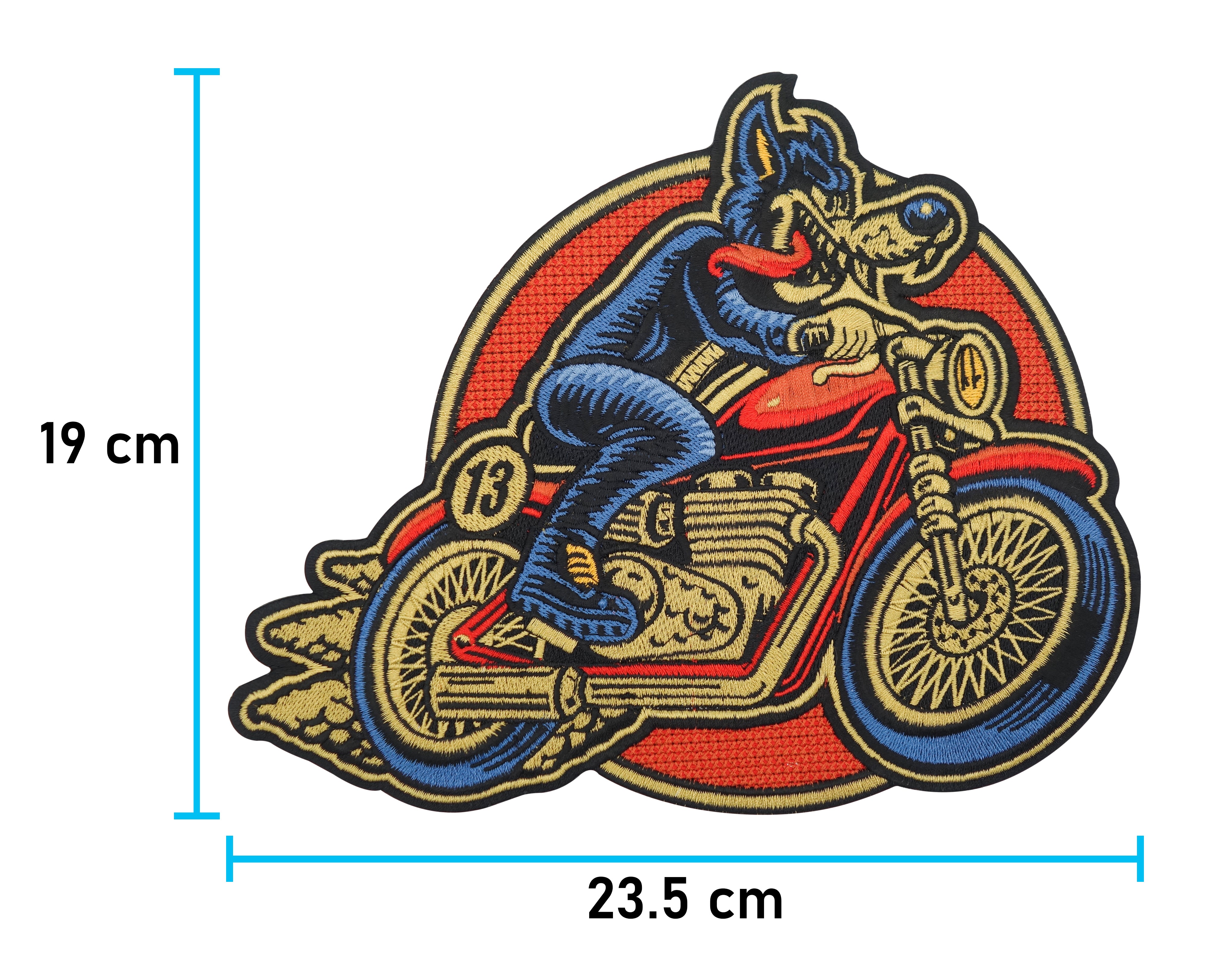 Großer Lone Wolf on Tour Rückenpatch zum Aufbügeln | Motorrad Kutten Patches, Retro Biker Bügelpatch, Vintage Rückenaufnäher, Große Aufnäher für Männer, Finally Home