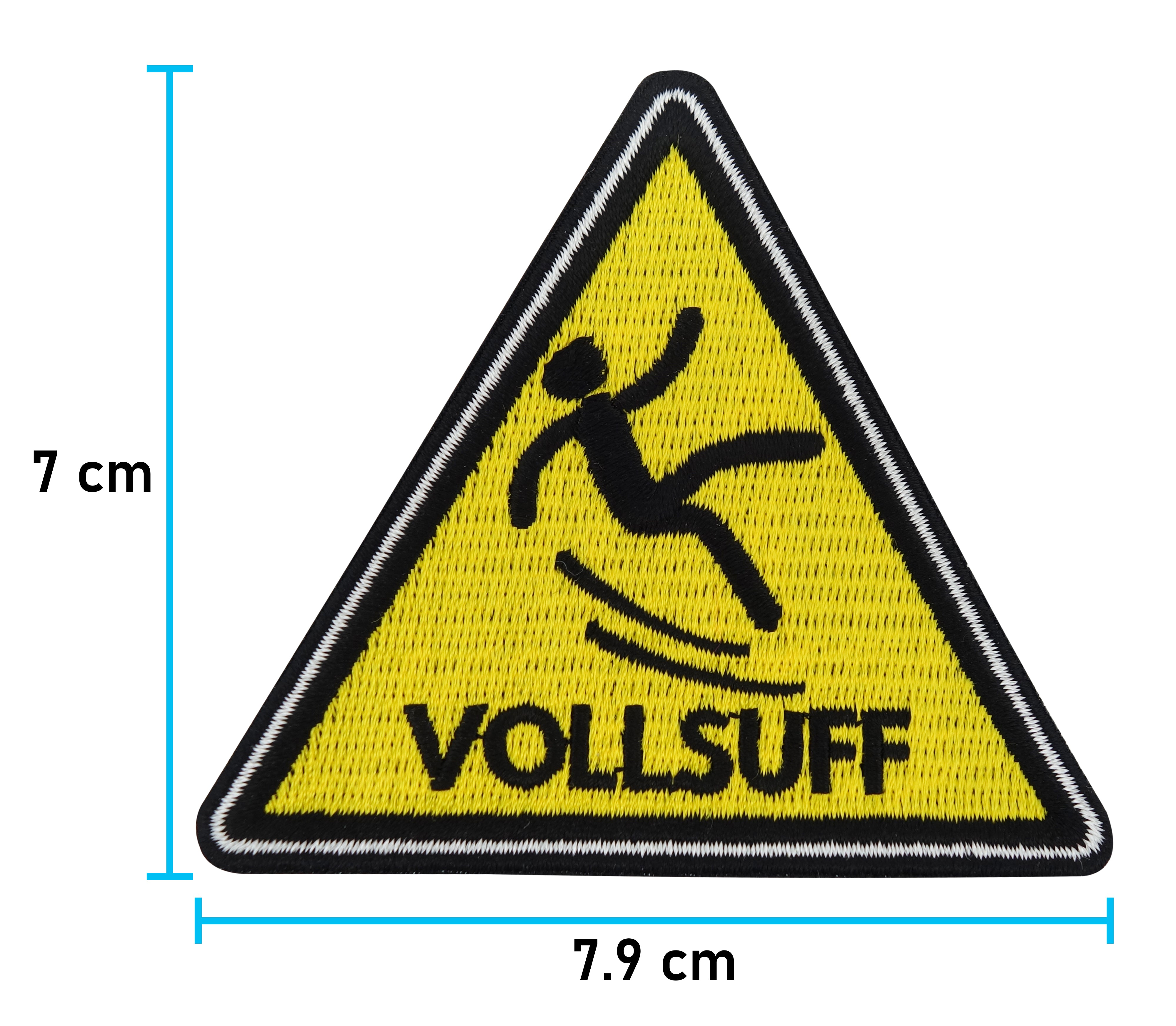 Vollsuff Patch mit der Maße: 7 x 7,9 cm