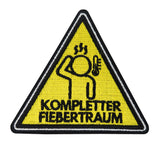 Gelber Warndreieck Kompletter Fiebertraum Patch