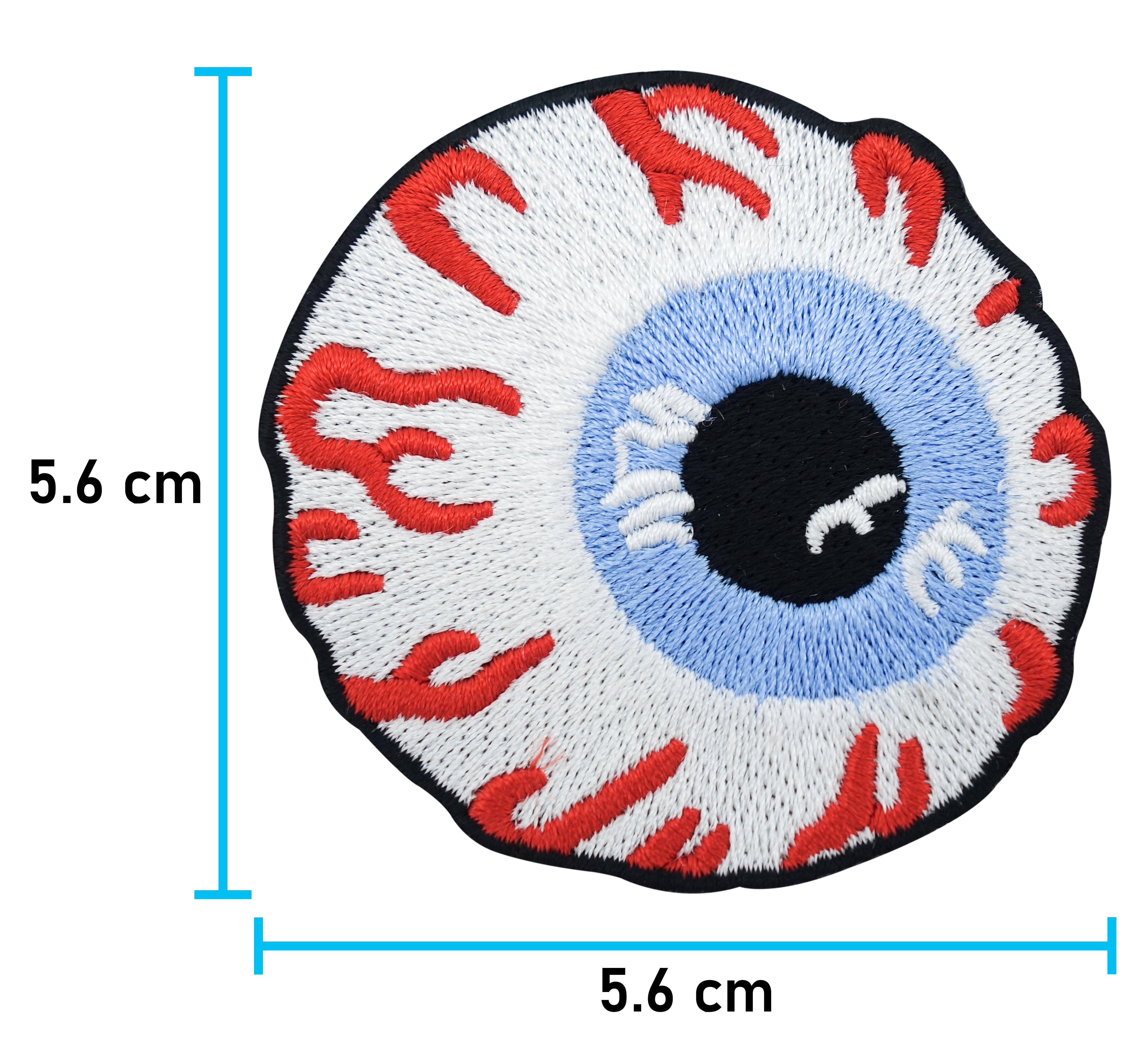 Auge mit rausstehenden Adern Bügelbild Patch zum Aufbügeln | Patches, Aufbügelmotive, Finally Home