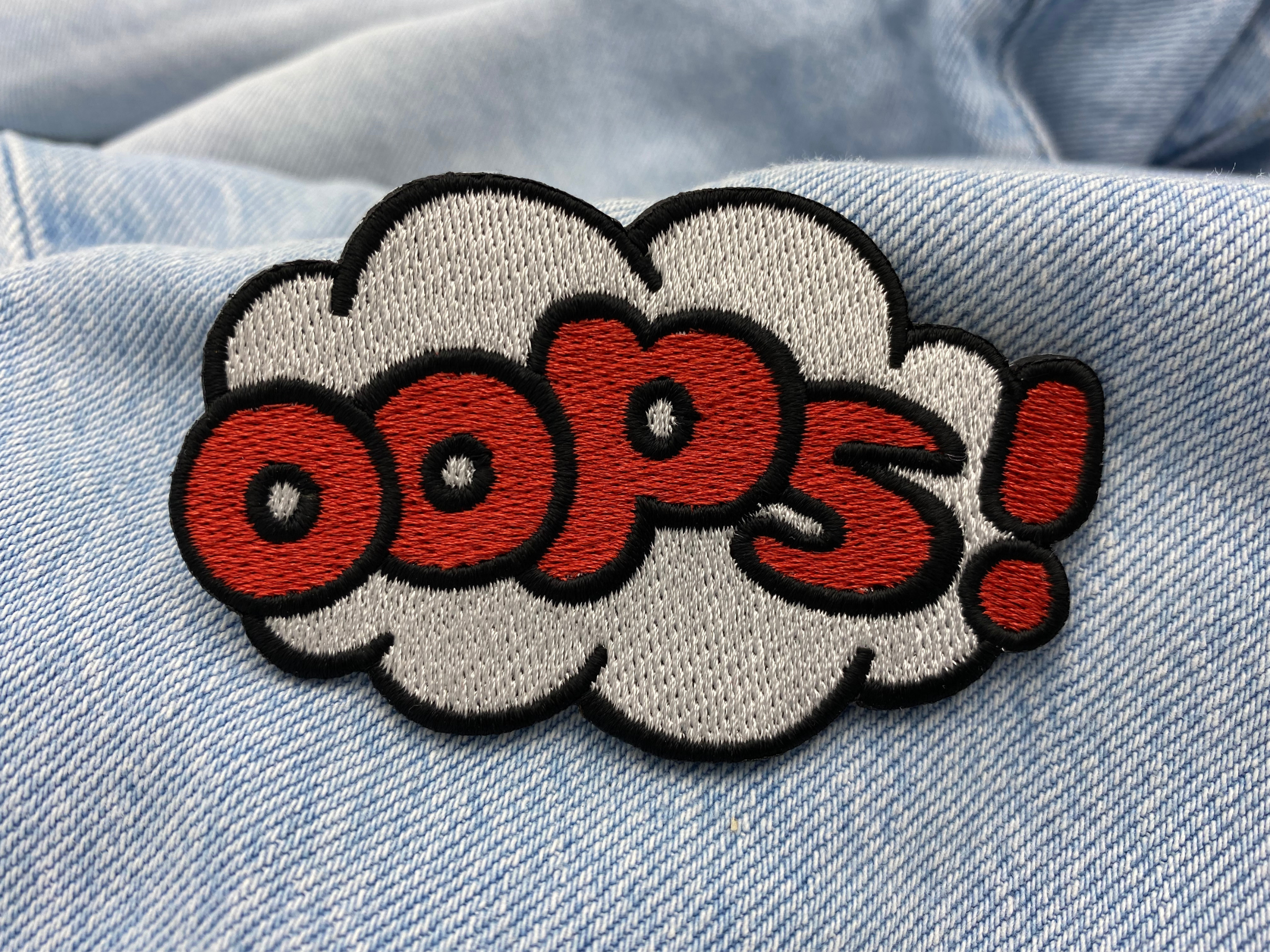 Oops Comic Design Wolke Bügelbild Patch zum Aufbügeln | Patches, Aufbügelmotive Finally Home