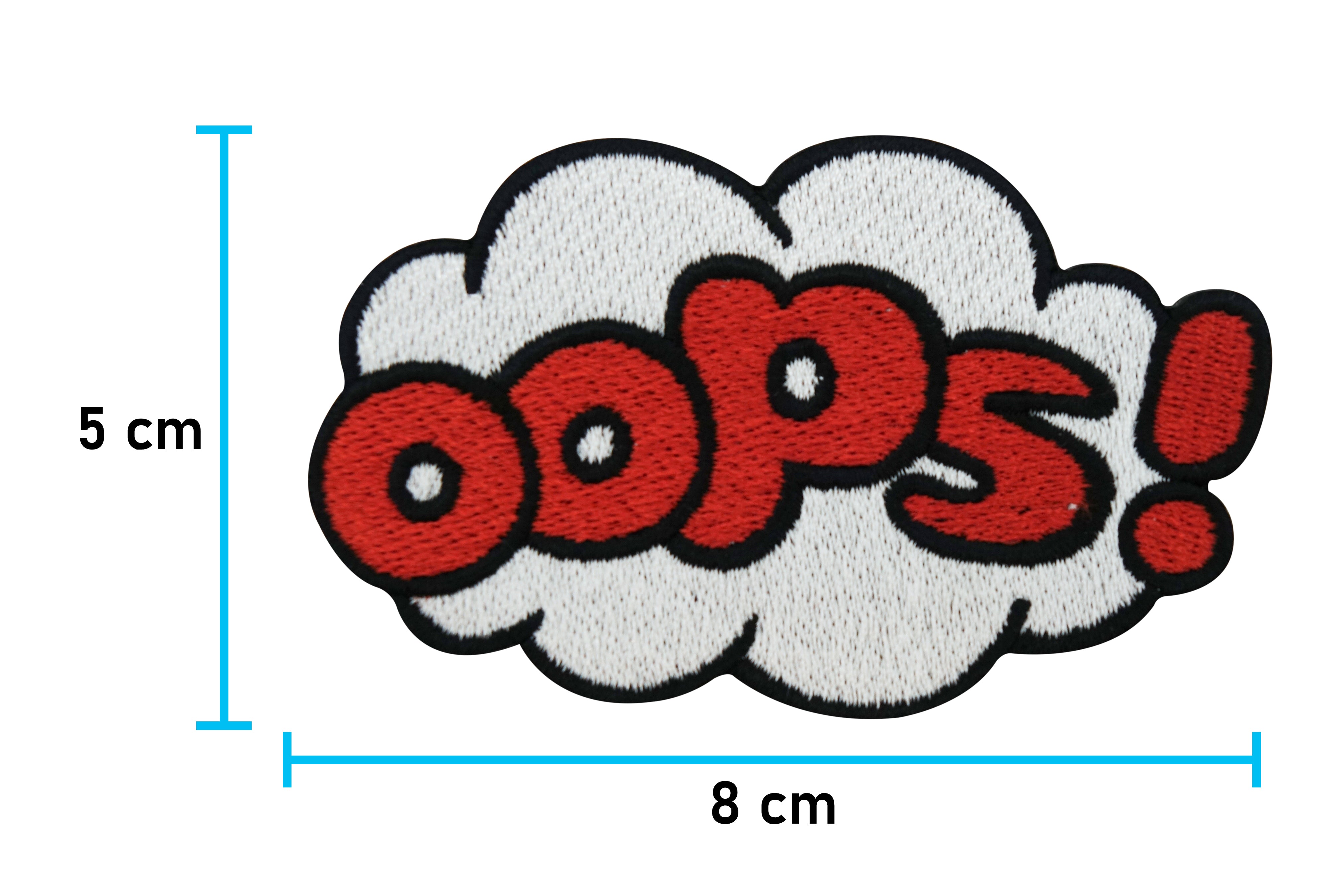 Oops Comic Design Wolke Bügelbild Patch zum Aufbügeln | Patches, Aufbügelmotive Finally Home
