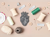 Anatomisches Herz in schwarz weiß Bügelbild Patches zum Aufbügeln | Patch, Aufbügelmotive Finally Home