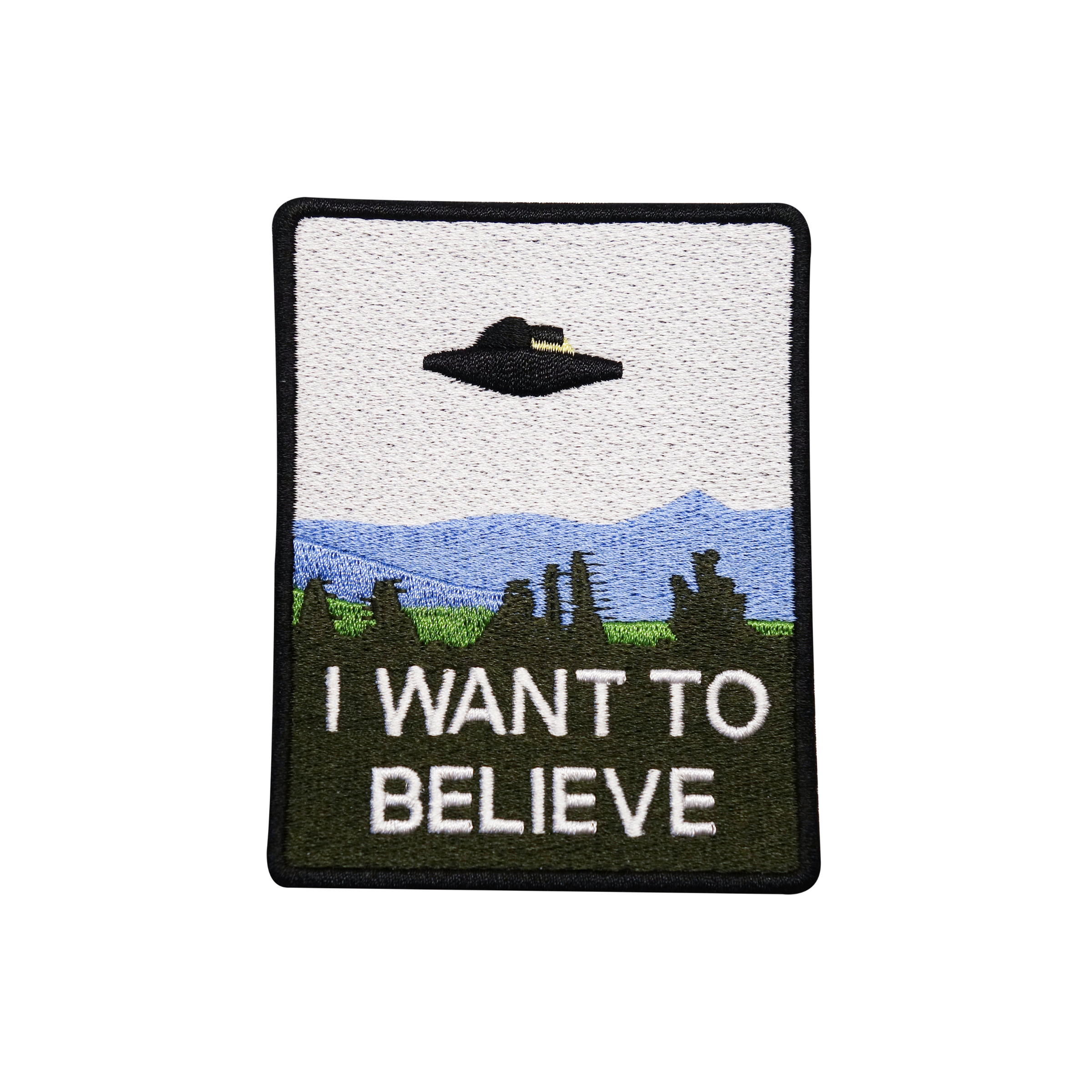 I want to believe Ufo Alien Patches zum Aufbügeln | Patch, Bügelflicken, Flicken, Aufnäher Finally Home