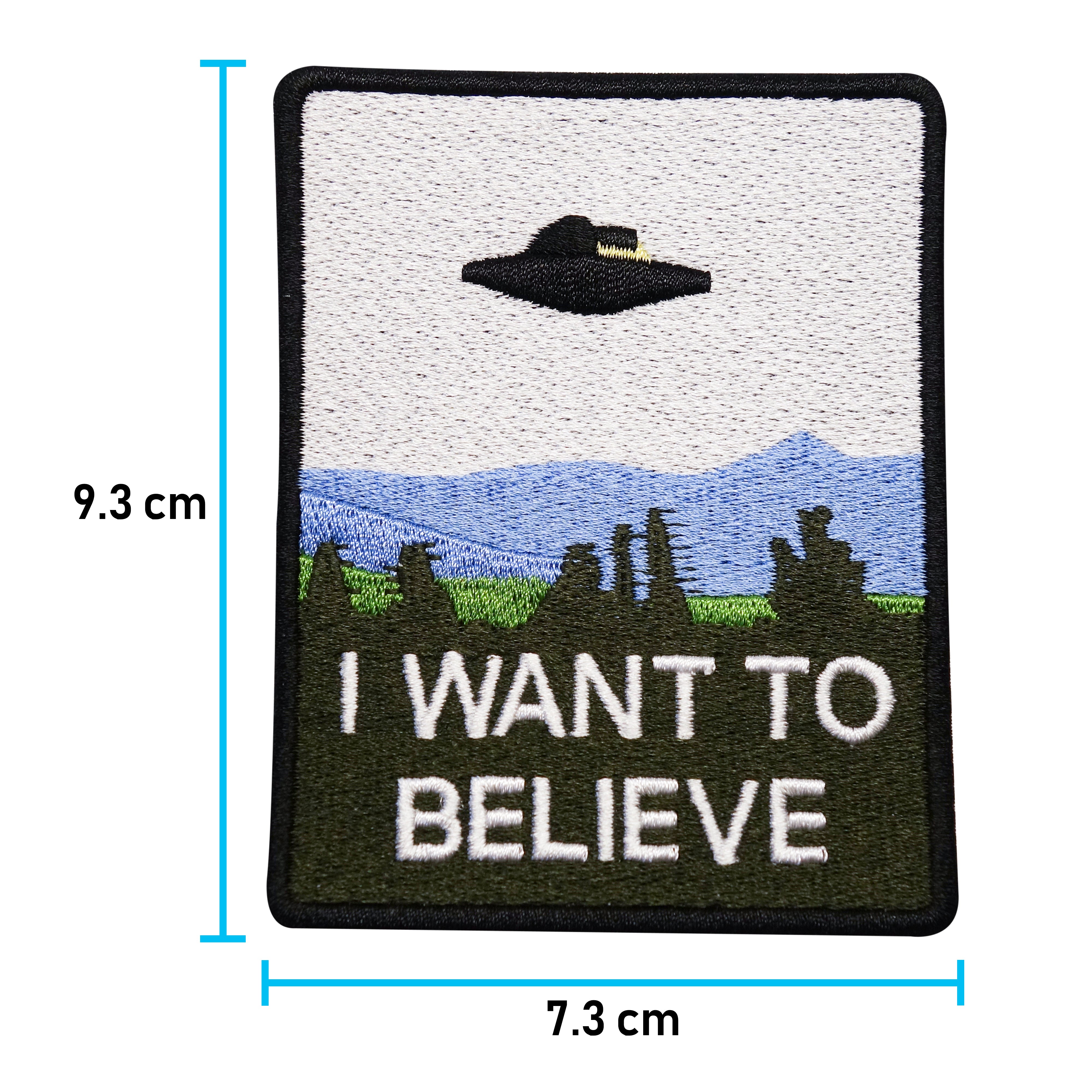 I want to believe Ufo Alien Patches zum Aufbügeln | Patch, Bügelflicken, Flicken, Aufnäher Finally Home